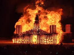 Buergbrennen bonfire tradition