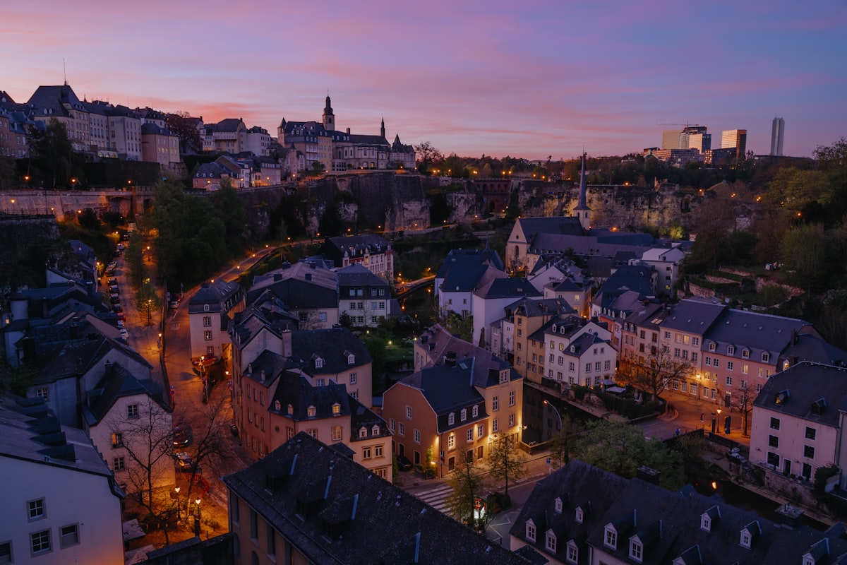 Luxembourg City panorama